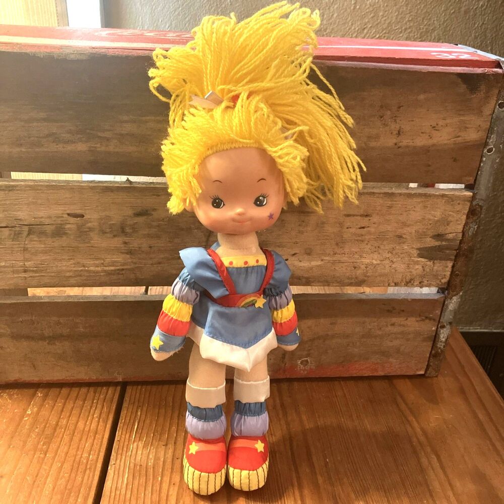 Vintage 1983 Rainbow Brite Doll Hallmark Toy Play 11" Plush Doll Rare